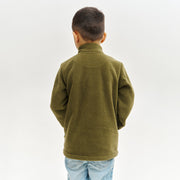 Kids Fleece Full Zip - Light Green