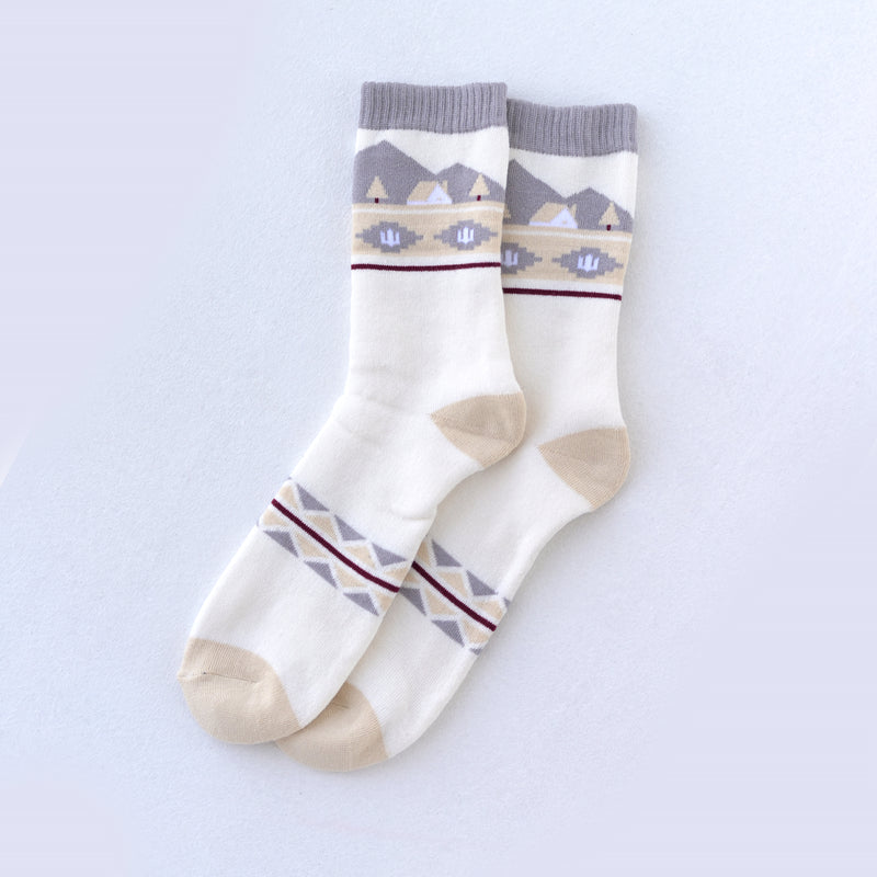 Karpaty Cabin Socks – Beige [Buy One, Give One]