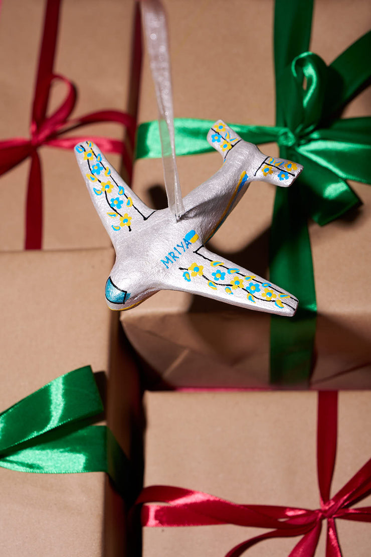 Mriya Plane Christmas Ornament