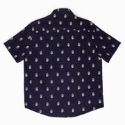 Anchor Tryzub - Navy Linen Shirt