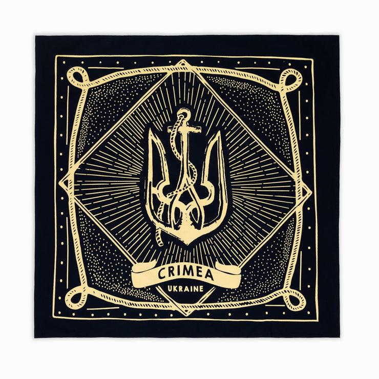 Tryzub Anchor - Cotton Bandana