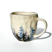 Night Forest – Handcrafted Ceramic Mug