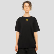 Gold Tryzub – Black Bamboo T-Shirt