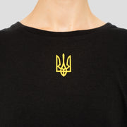 Gold Tryzub – Black Bamboo T-Shirt