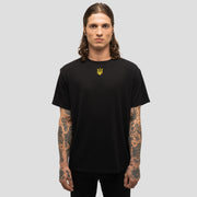 Gold Tryzub - Black Bamboo T-Shirt