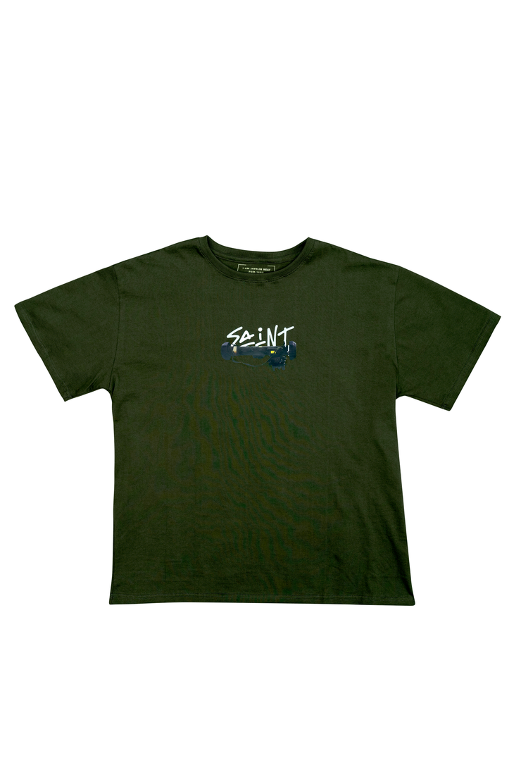 Javelin Graffiti – Khaki Green T-shirt