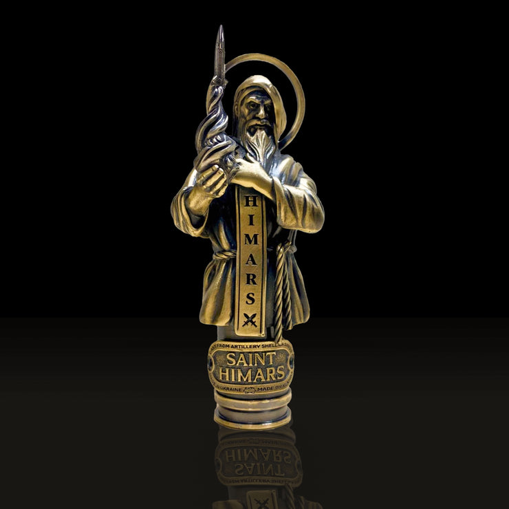 Saint HIMARS Figurine (Recycled Artillery Shells) – Saint Javelin