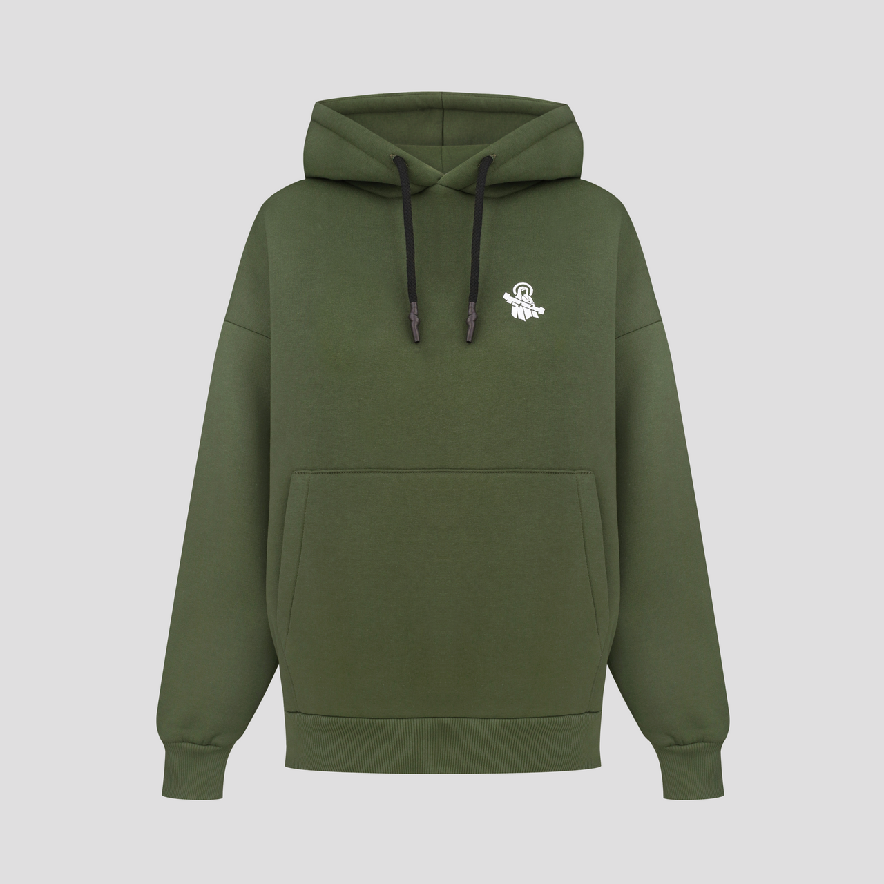 Oversized Saint Javelin Hoodie - Forest Green