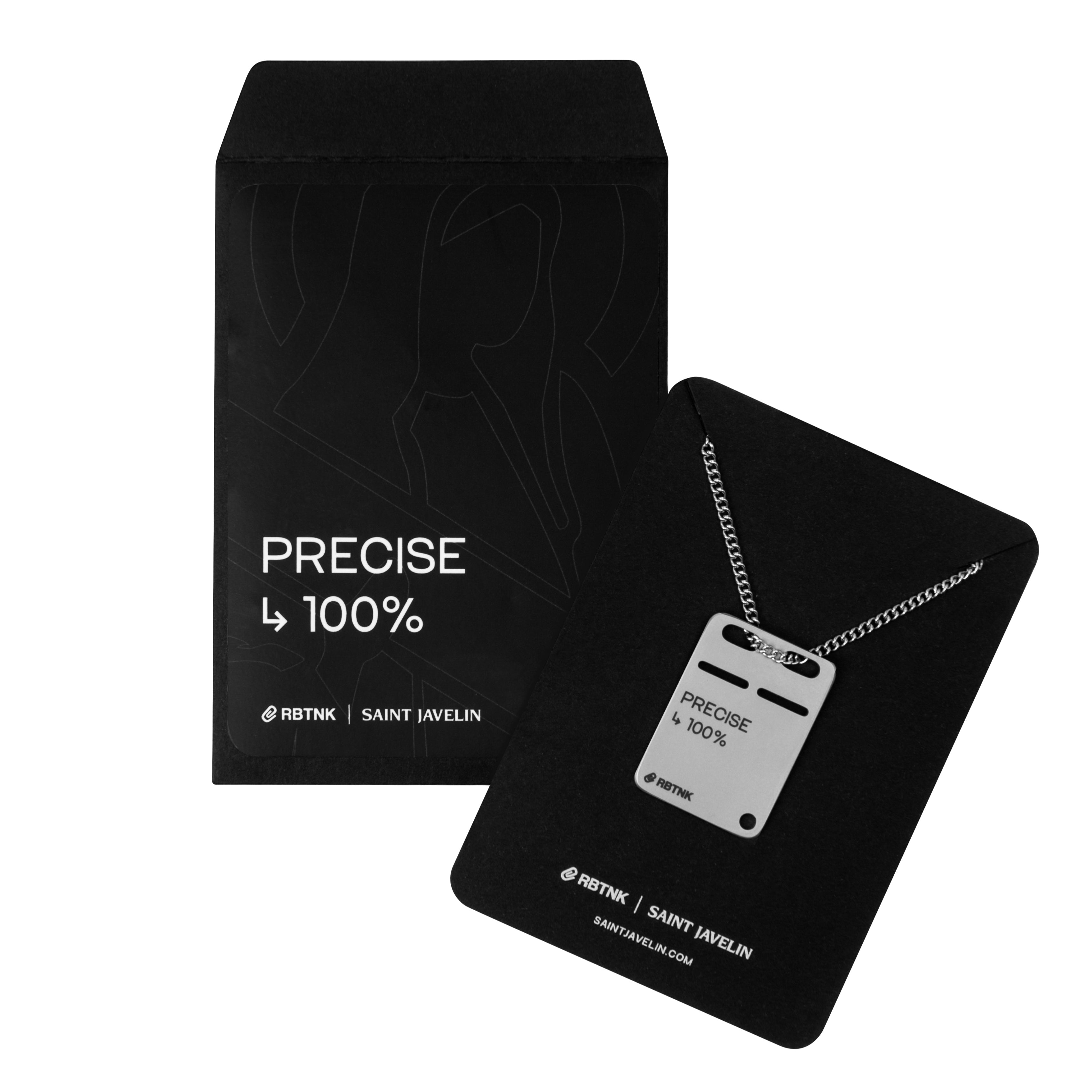 Steel Tag “Precise” - Saint Javelin x RBTNK