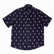 Anchor Tryzub – Navy Linen Shirt