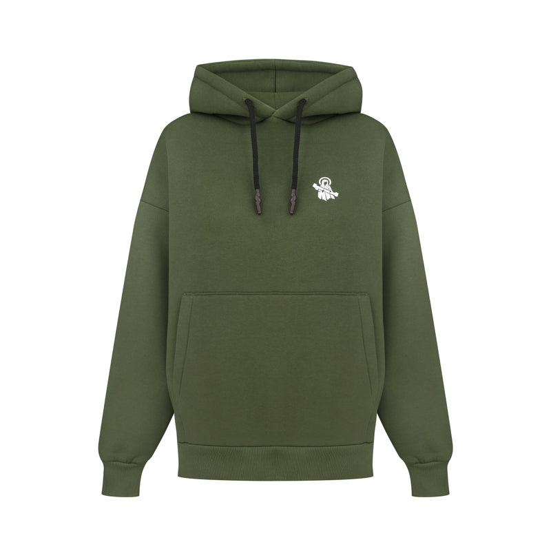 Oversized Saint Javelin Hoodie - Forest Green