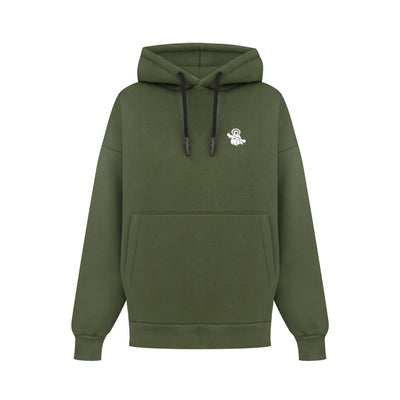 Oversized Saint Javelin Hoodie - Forest Green