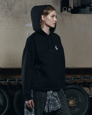 Oversized Saint Javelin Hoodie - Black