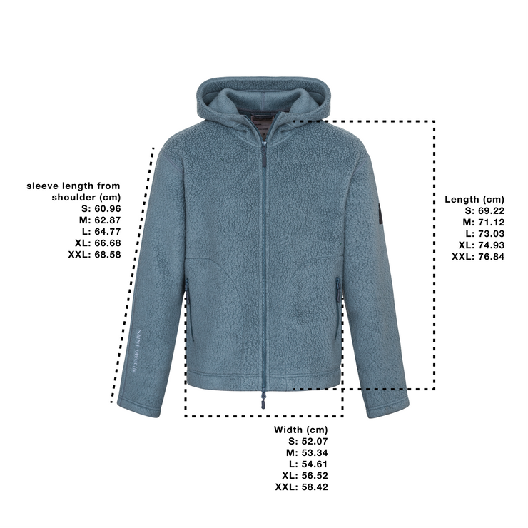 4.5.0 Polartec Sherpa Fleece Zip Hoodie