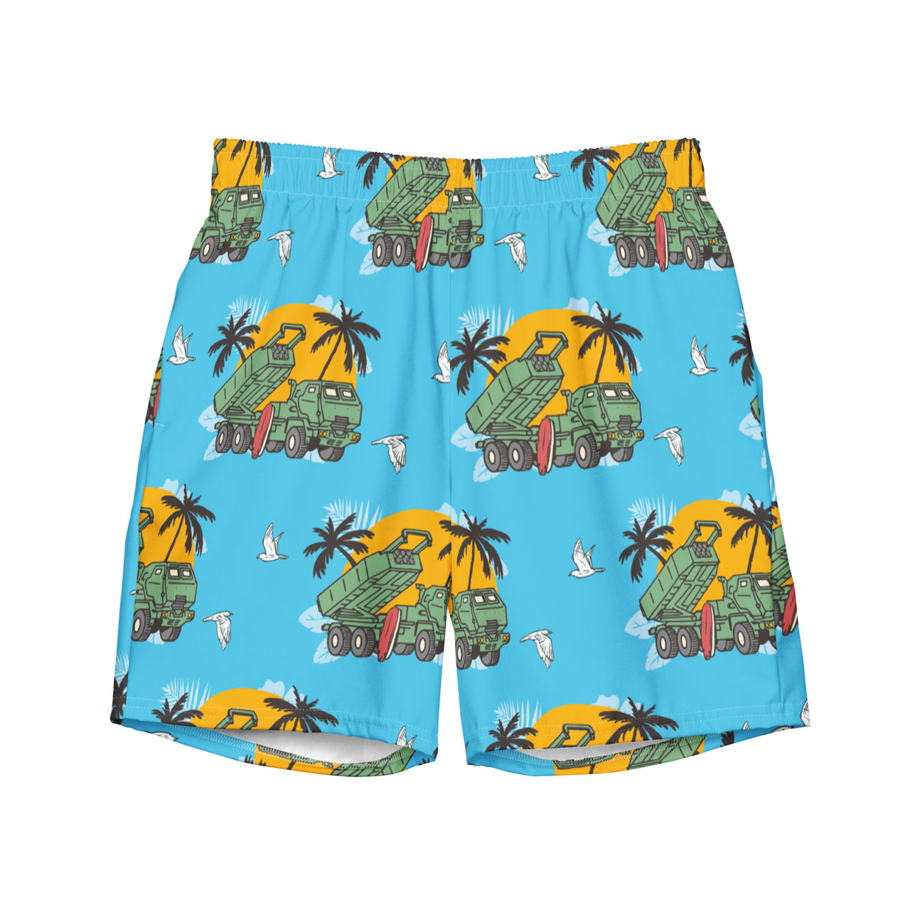 HIMARS TIME MADNESS - Men’s Swim Blue Shorts