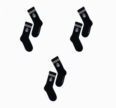 Tryzub Anchor - Navy Blue Socks 3-Pack