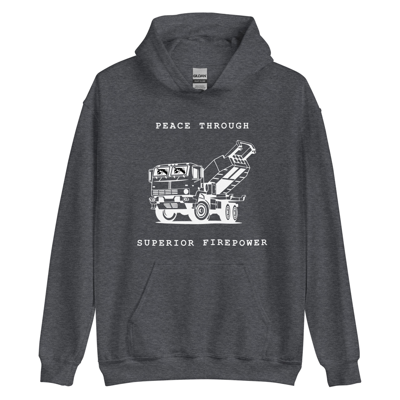 NAFO x HIMARS - Peace Through Superior Firepower - Adult Hoodie