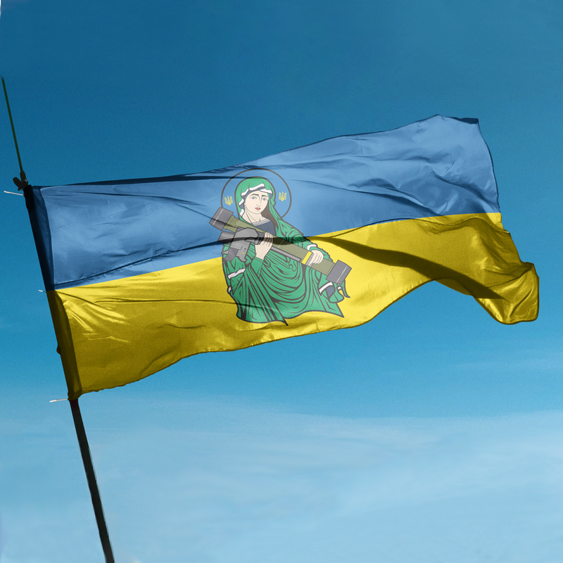 Saint Javelin Flag - Made in Ukraine