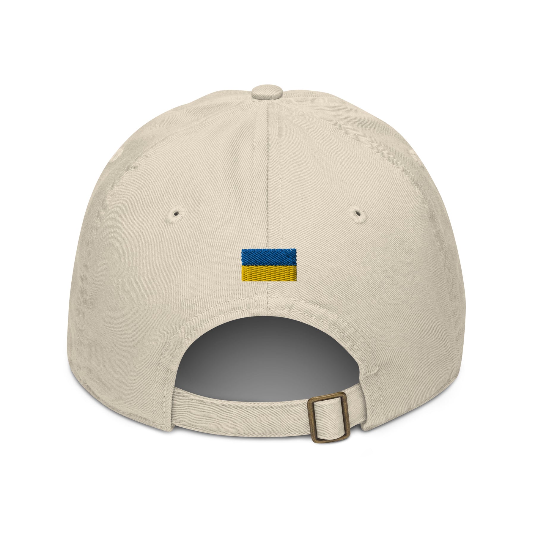 Unisex Two-Tone Washed Baseball Cap，Adjustable Skull Ukraine Flag