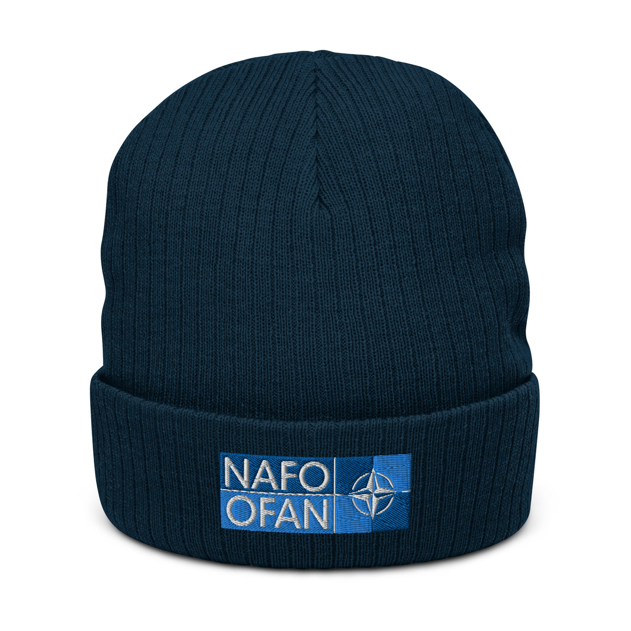 NAFO Insignia Toque - ребриста в'язана шапка-біні