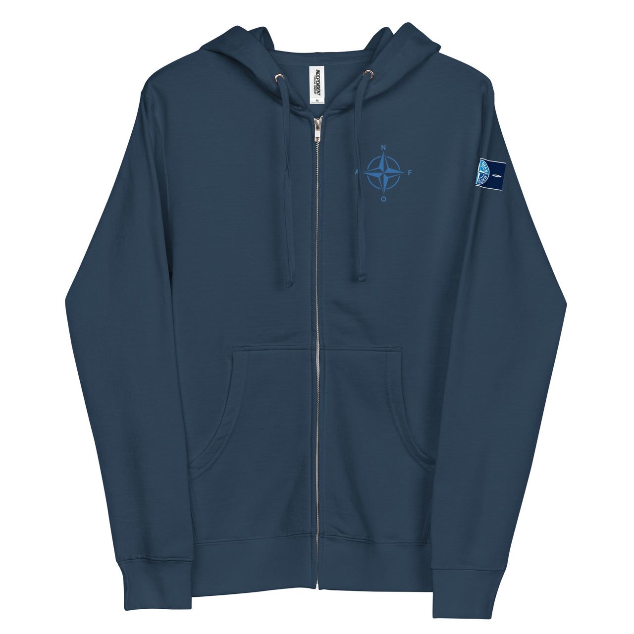 NAFO Compass - Adult Zip Up Hoodie