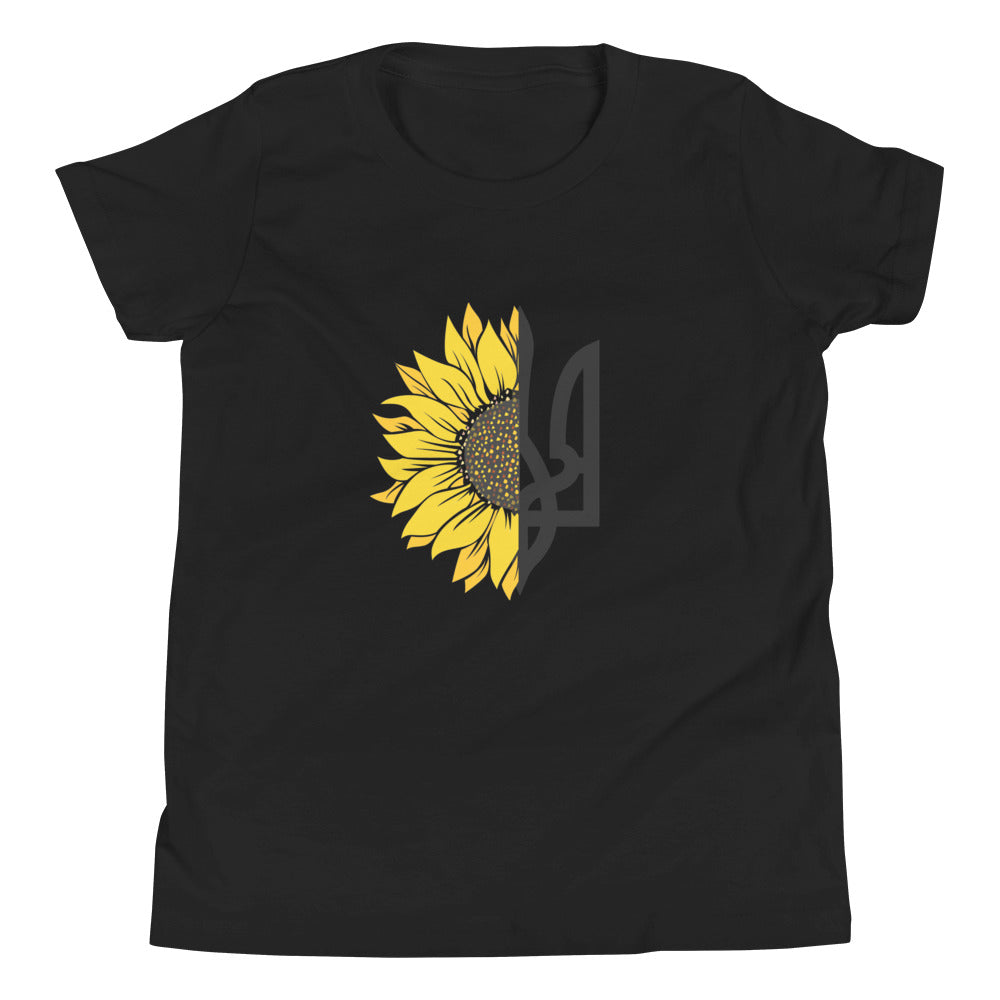 Sunflower and Tryzub - Youth Unisex TShirt